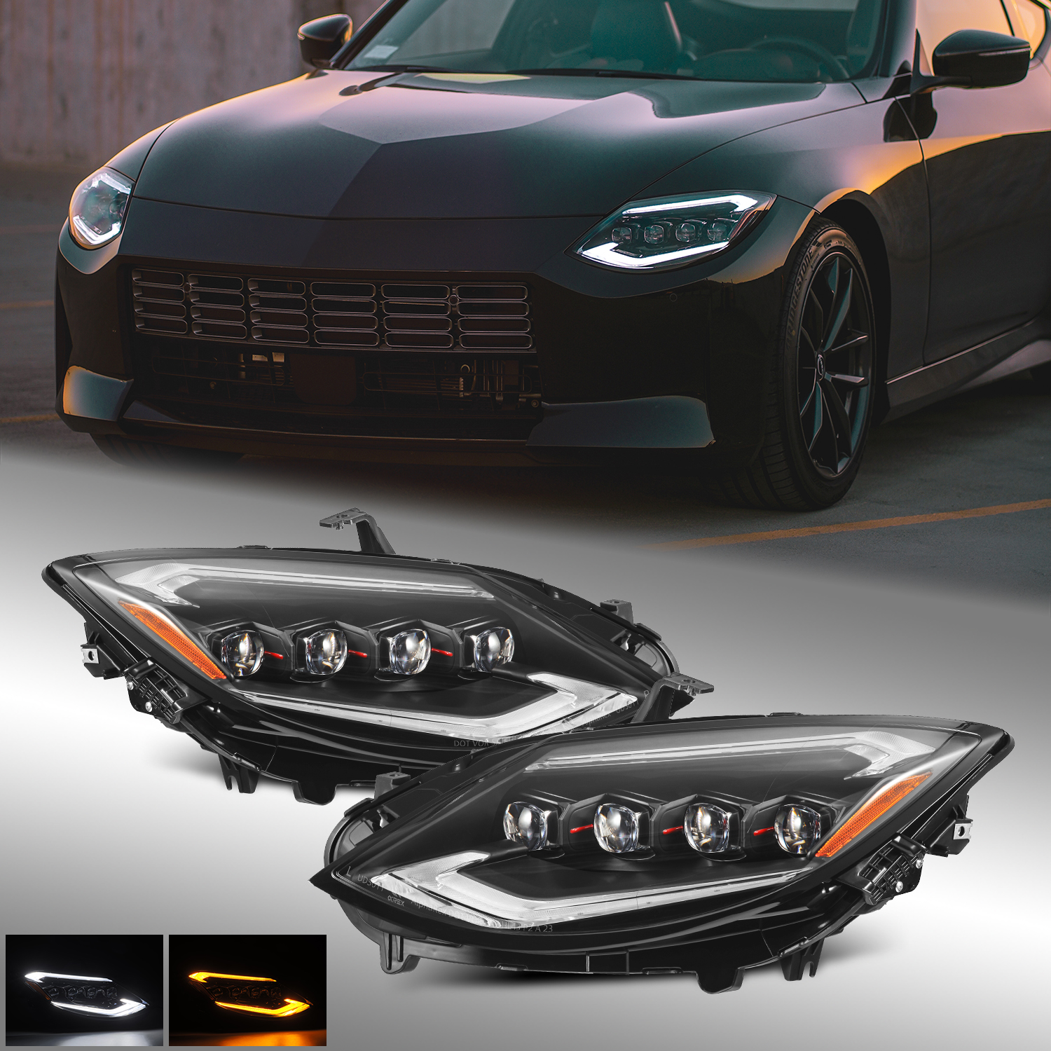 For 2023-2024 Nissan Z NOVA-Series LED Projector Headlights