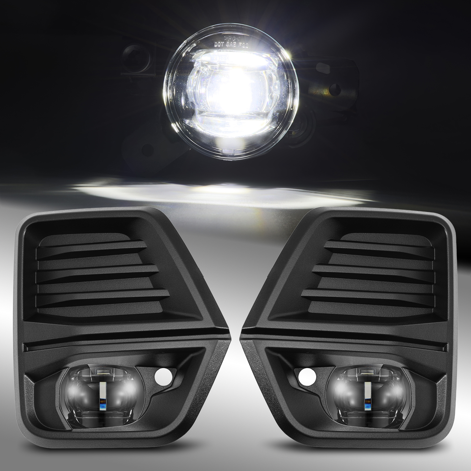 For 2023-2025 Chevy Colorado LED Bumper Fog Lights Pair Replacement w/Wiring